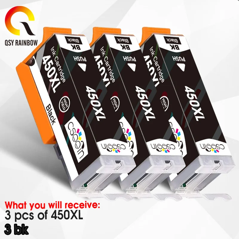 Чернильный картридж для принтера PIXMA MG6340 MG7140 MX924 IX6840 IP7240 совместим с Canon 450 451 5 шт. |