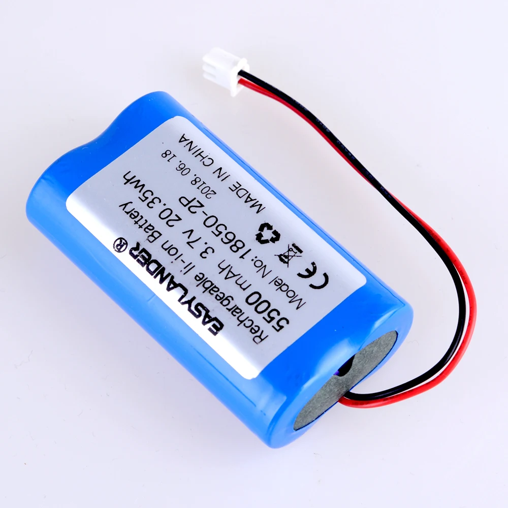 

Rechargeable lithium ion 3.7v 18650 2P 5500mAh battery pack with pcb