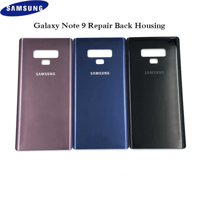 Задняя крышка для Samsung Galaxy Note 9 3D стекло задняя аккумулятора замена корпуса