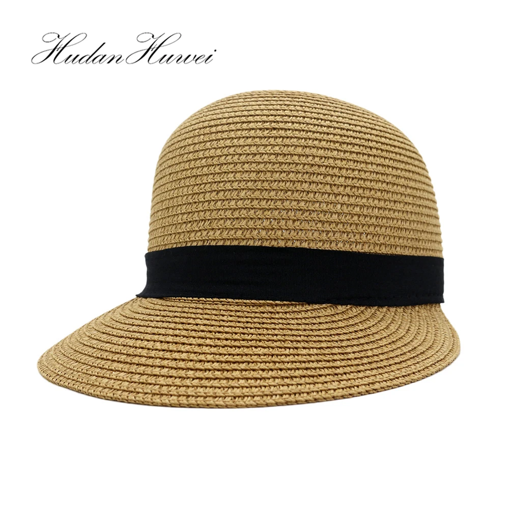 

Шляпа Соломенная женская, с широкими полями, летняя, Козырьки Шляпы