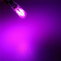purple t10 194 168 w5w cob led canbus glass license plate width light license light bulbs headlight bulb daytime running lamp