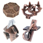 Головоломка из сплава для детей и взрослых, головоломка для развития интеллекта и эквалайзера, 3D модели обучающих игр, волшебная классическая головоломка, подарок