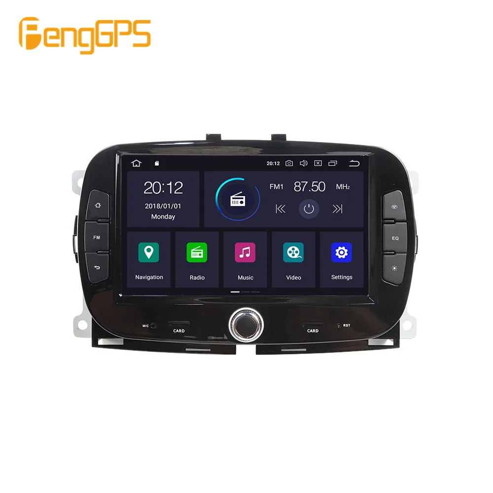 Автомобильный мультимедийный DVD плеер с gps Android 500 4 + 64 ГБ для Fiat 2016 2015 2017 2018