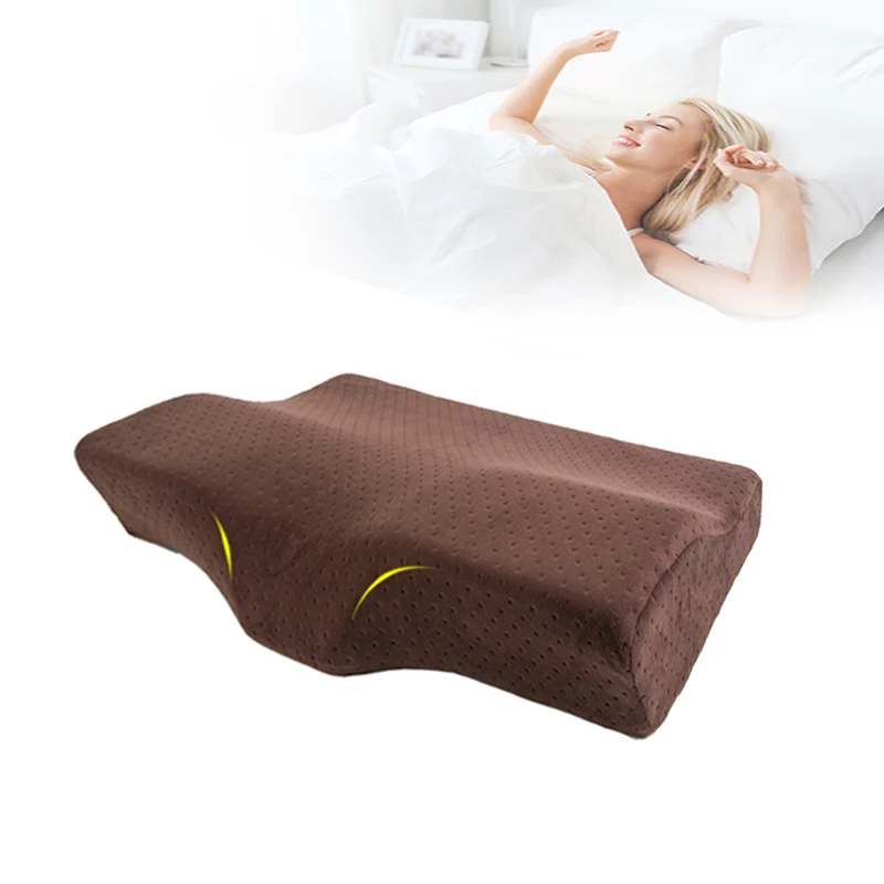 Подушка Ортопедическая из пены с эффектом памяти 60 х34 см | Дом и сад
