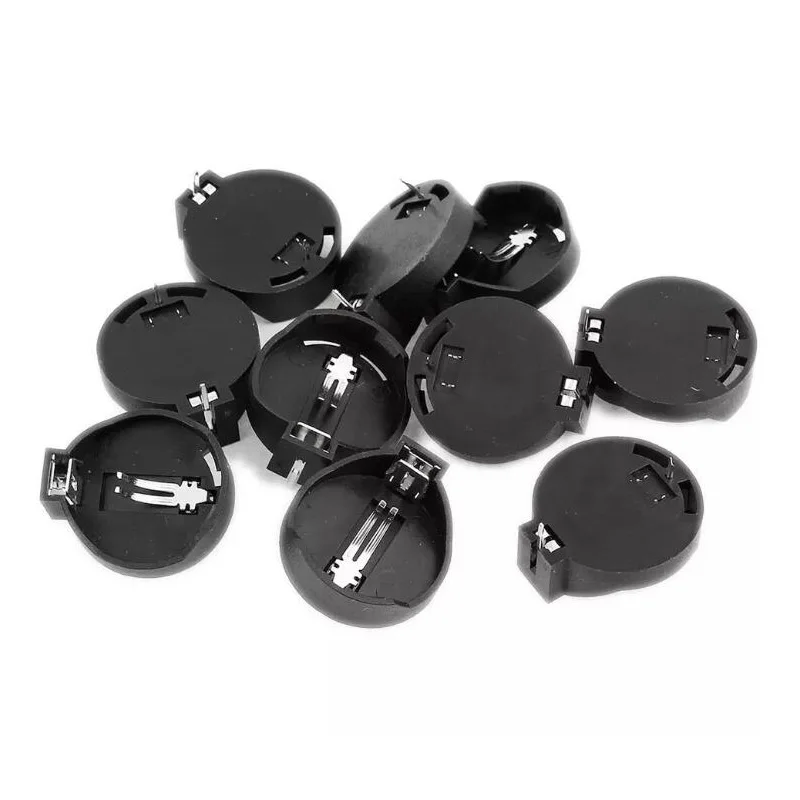 Держатель батарейного отсека CR2025, 10 шт., корпус розетки CR2032, держатель батарейного отсека 2032