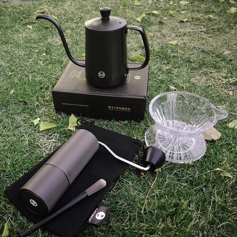 

TIMEMORE Hand Coffee Grinder for Hand Chestnut C2 Mini Server Burr Steel Core Light Weight Adjustable Minimalism Espresso