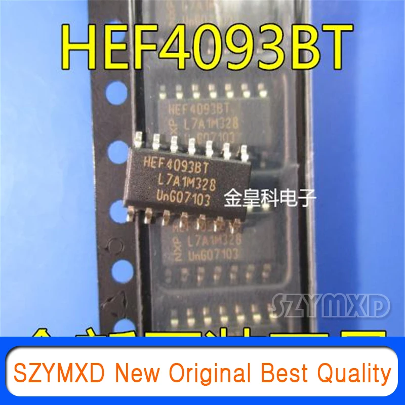 

10 шт./лот Новинка оригинальная импортная оригинальная HEF4093BT CD4093BM лапками углублением SOP-14 Шмидт триггер логическая микросхема патч в наличи...
