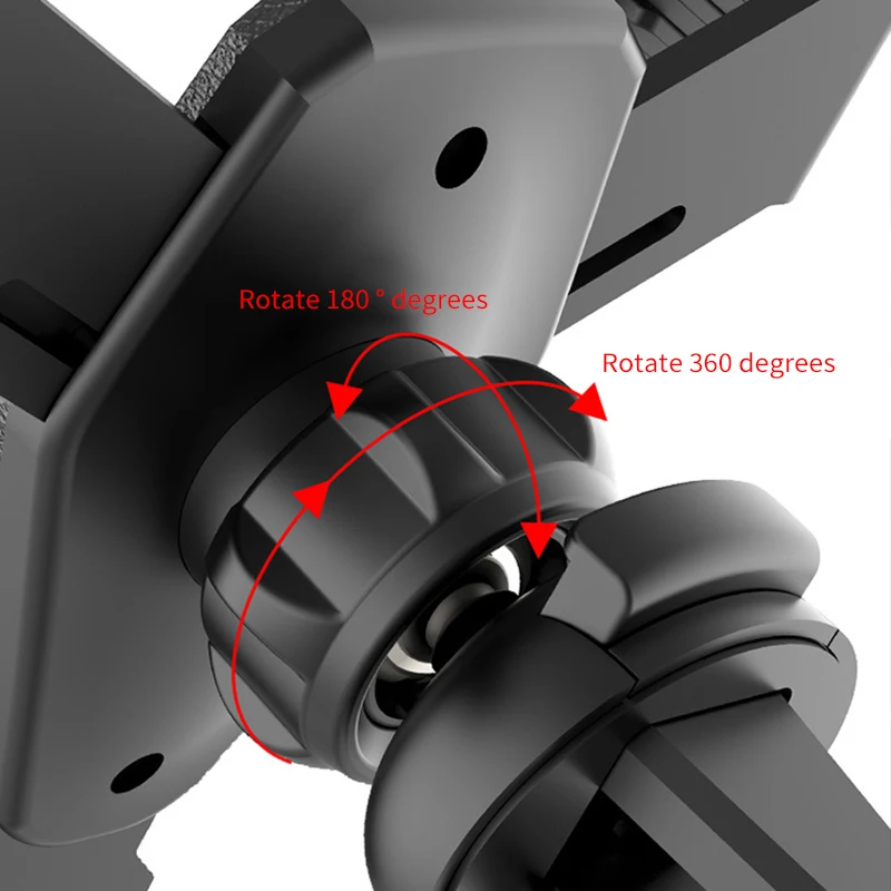 Магнитный держатель для телефона IPhone 11 Pro Samsung с беспроводной зарядкой на