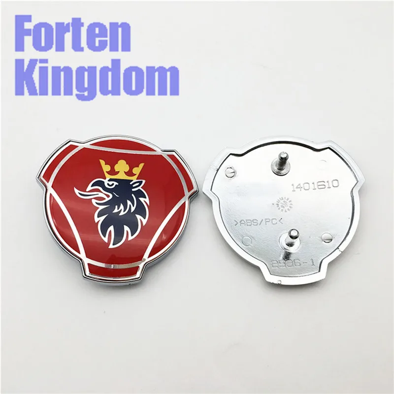 Forten Kingdom 2 шт. новый стиль красный цвет для грузовика Скания пластиковая эмблема