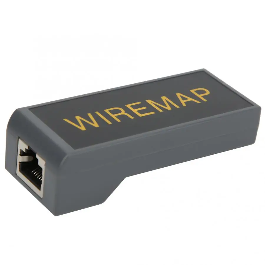 Портативный тестер сетевого кабеля RJ45 ЖК дисплей LAN телефонный кабель измеритель