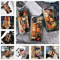 food cuisine sushi phone case for xiaomi mi redmi note 8t 9t 9s 9a 10 7 8 9 lite pro