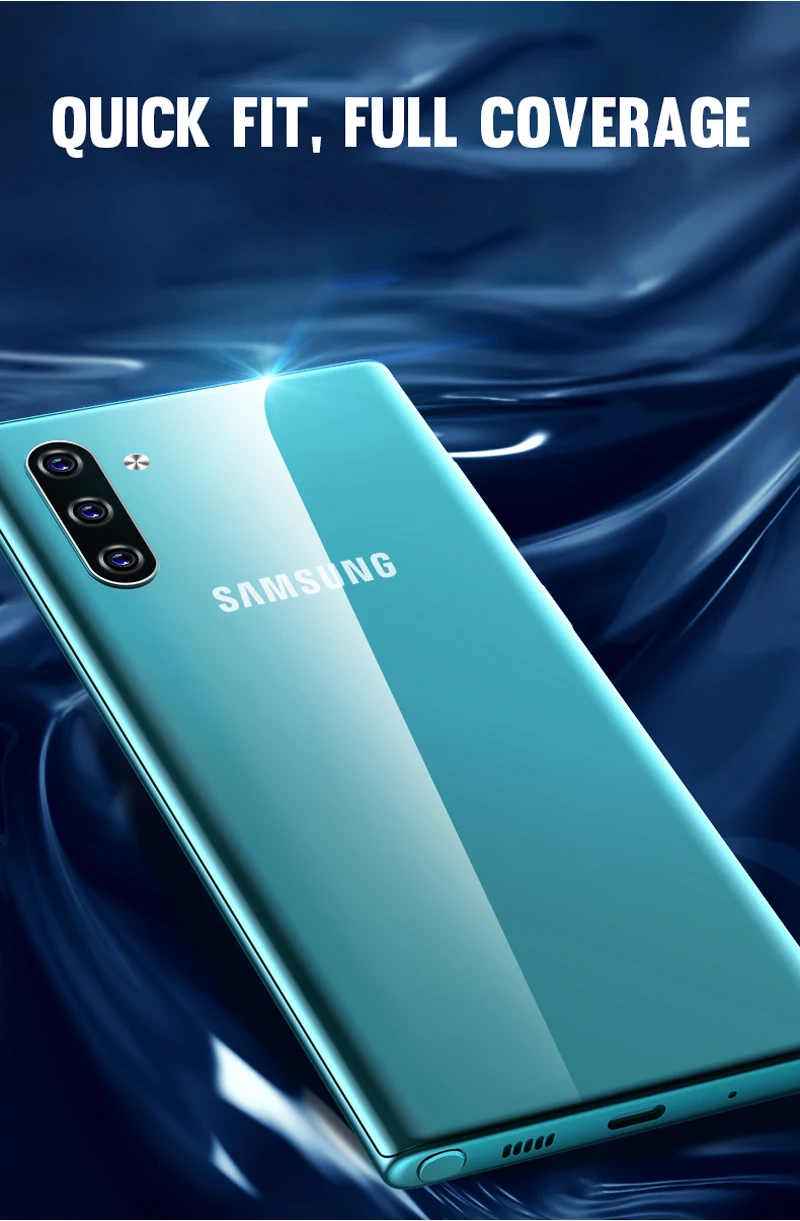9D Гидрогелевая пленка для samsung S8 S9 S10 Plus S10e Защитная пленка для экрана полное покрытие для Galaxy Note 8 9 10 Передняя Задняя камера мягкая пленка