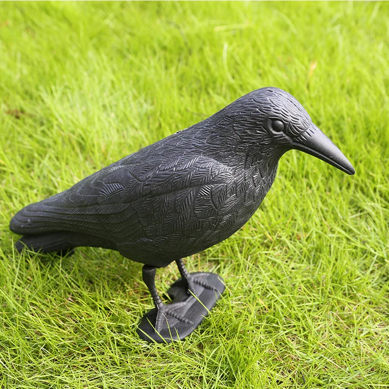 

Simulation Black Crow Raven Bird Repellent Pest Control Pigeonrepellent Garden Decoration Outdoor Decoraction Jardin Exterior