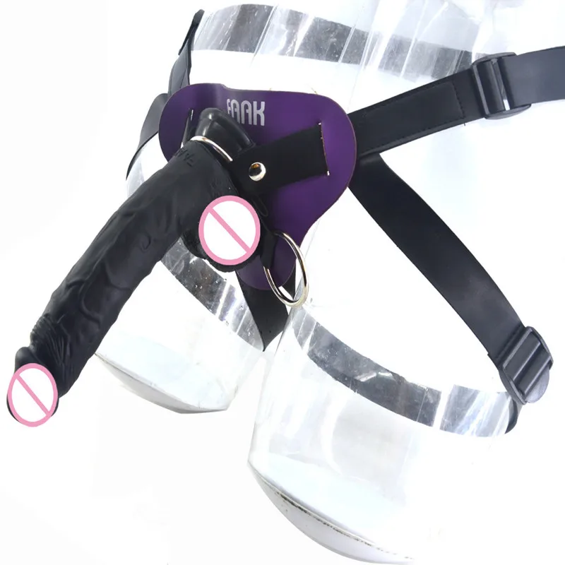 FAAK фаллоимитатор кожаные штаны пенис Анальная пробка Мужской корень женский lala