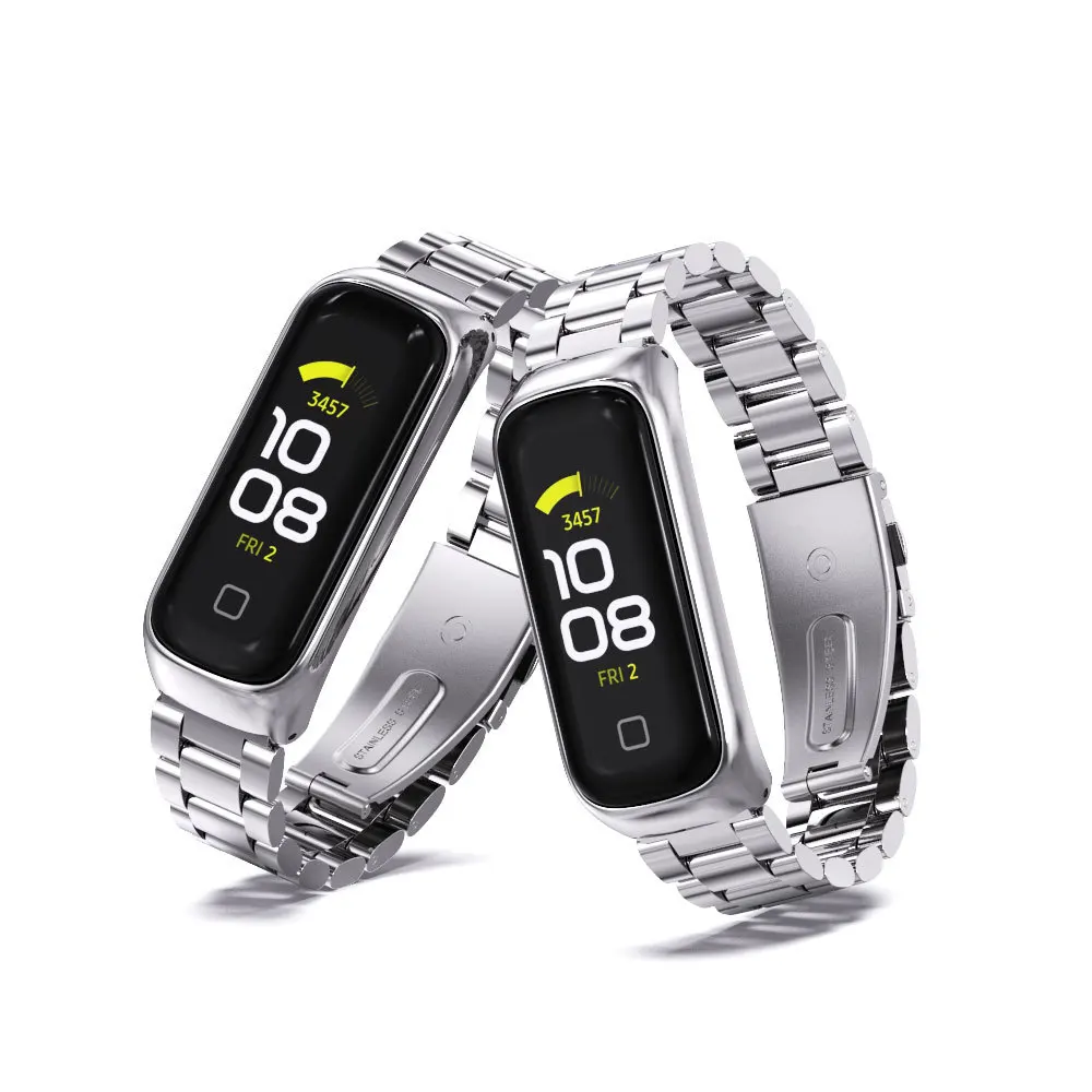 Металлический ремешок для Samsung Galaxy Fit 2 классический браслет из нержавеющей стали