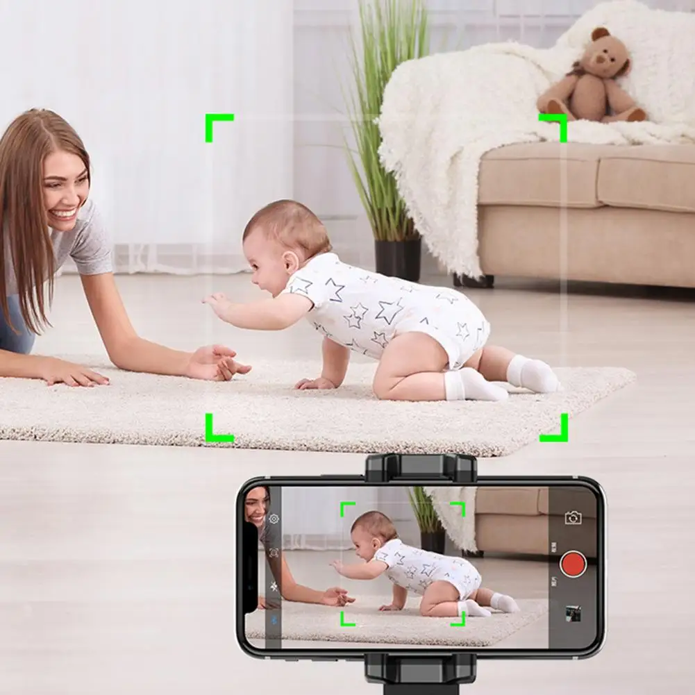 phone stand 360 degrees rotating object tracking smart cell phone holder ptz face recognition auto tracking mobile phone camera free global shipping