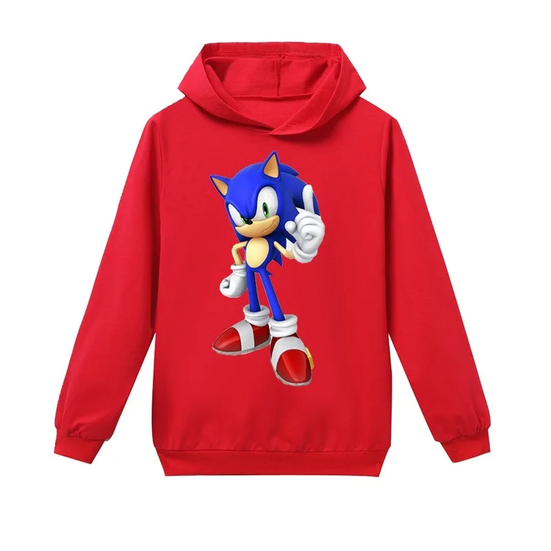 

Cartoon Anime cotton boys girls clothing spring autumn long-sleeved hooded sweater summer cotton T-shirt top