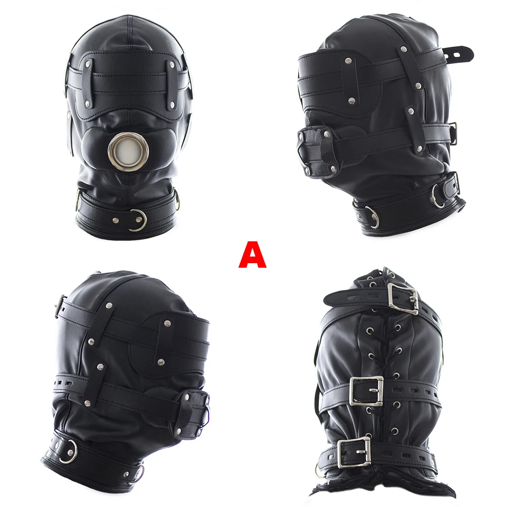 Унисекс бандаж Yunman БДСМ подголовники ремни раньше маска для косплея на Хэллоуин