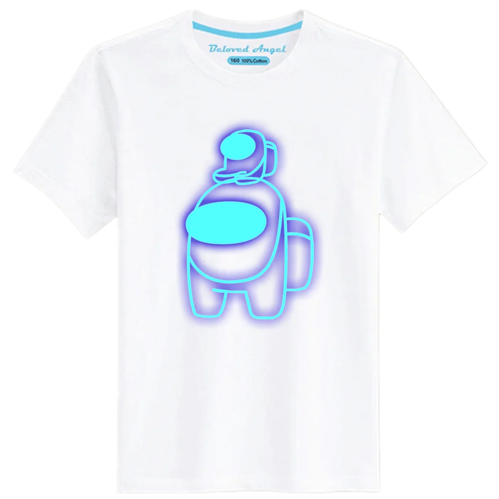 

Summer Children 3D Luminous T-Shirts Kids Short Sleeve T Shirts High Quality Costume Funny Baby Clothing Boys Girls Tops Tees
