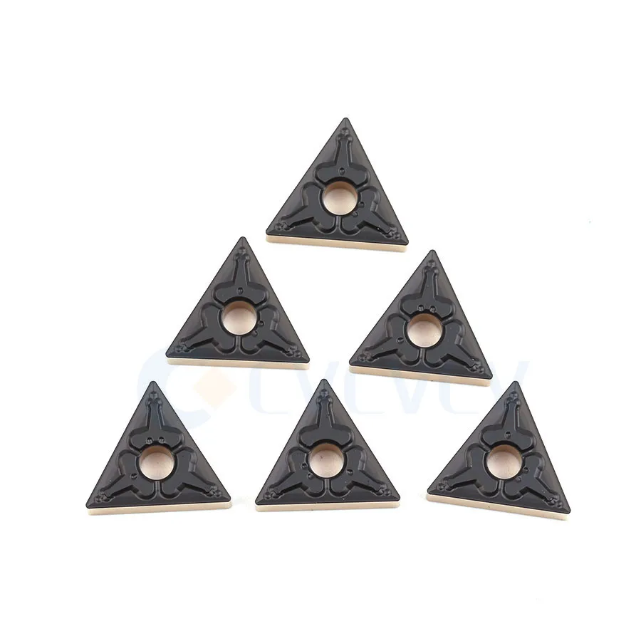 

10pcs TNMG160404 TM TNMG160408 TM TNMG160408 TM LF9218 Steel turning tool Carbide alloy blades CNC lathe cutter Turning inserts