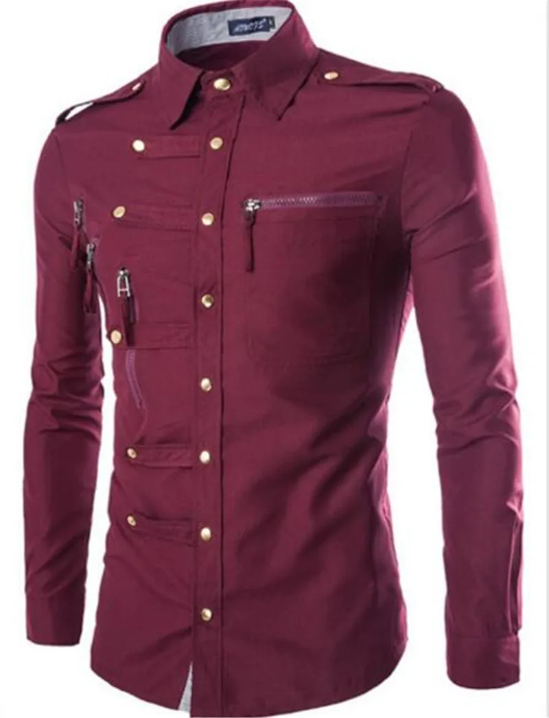 Мужские рубашки с длинным рукавом наземные мужские удобные тонкие комплексные