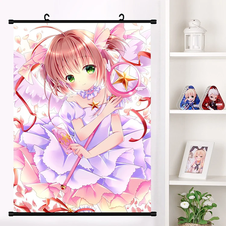 Аниме Cardcaptor Sakura Sakur CERBERUS наклейки на стену панно настенные подвесные плакаты