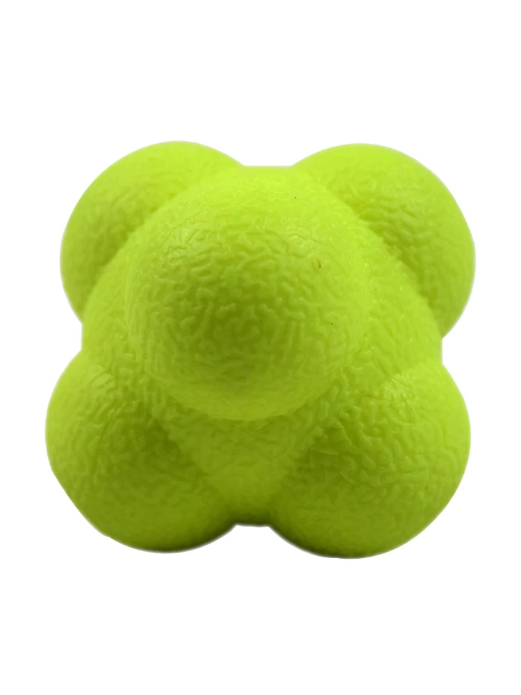 Шестигранный мяч для реакции силиконовая ловкость координация рефлекс