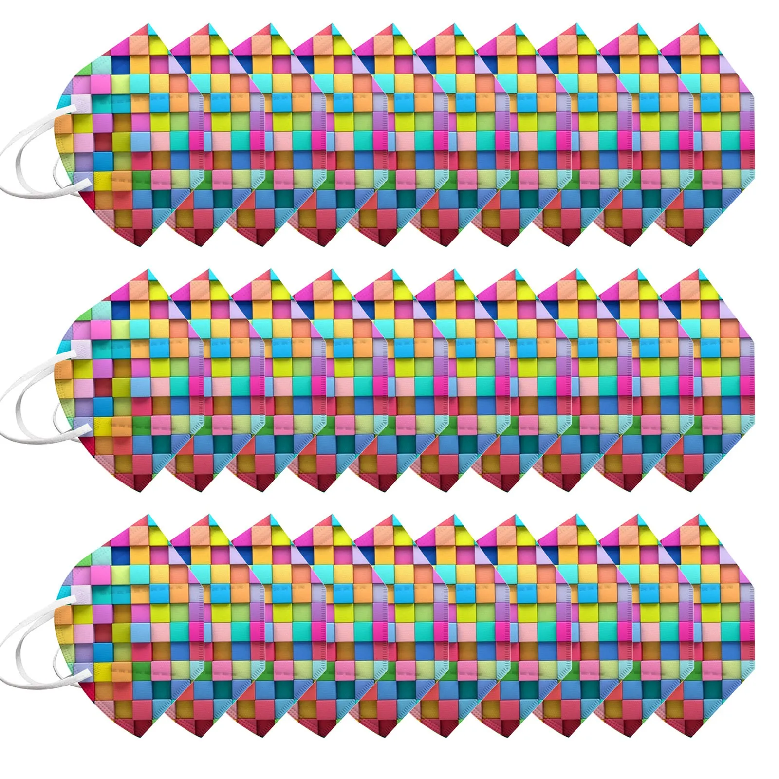 

50pc Fashion Reusable Face Masks 5-layers 3D Protective Masque Mascsrillas Mascaras Cubrebocas Facemask No Decoration