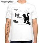 2020 Мужская футболка Vagarytees, мужская летняя забавная футболка с интернет-сломанным динозавром, футболка, Мужская футболка с принтом динозавра