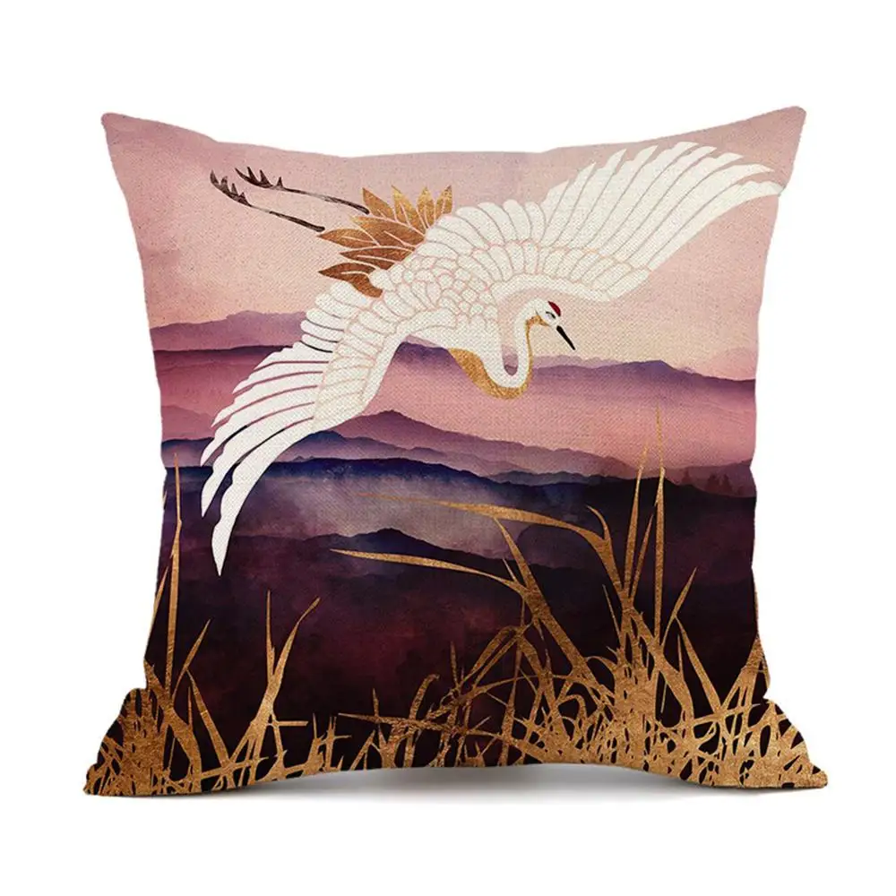 Декоративный льняной чехол для подушки современный диванной домашний декор