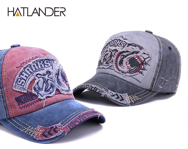 HATLANDER модные спортивные кепки наружные кепки для пробежек винтажная шляпа для папы 5 панелей Кепка с защелкой аппликация из хлопка Бейсболка с вышивкой
