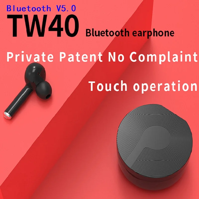 Honesum Tw40 Bluetooth5.0 спортивные беговые наушники беспроводные Bluetooth бизнес HD звонки 3D