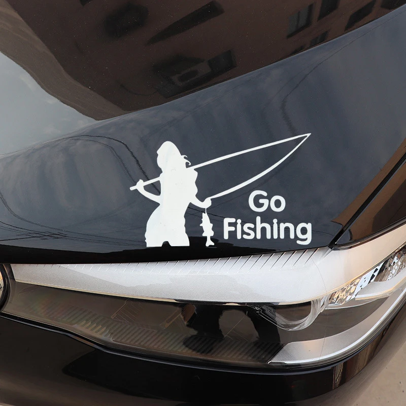 Новинка 2020 популярная Виниловая наклейка для автомобиля Go Fishing Volvo S40 S60 S80 XC60 XC90 V40