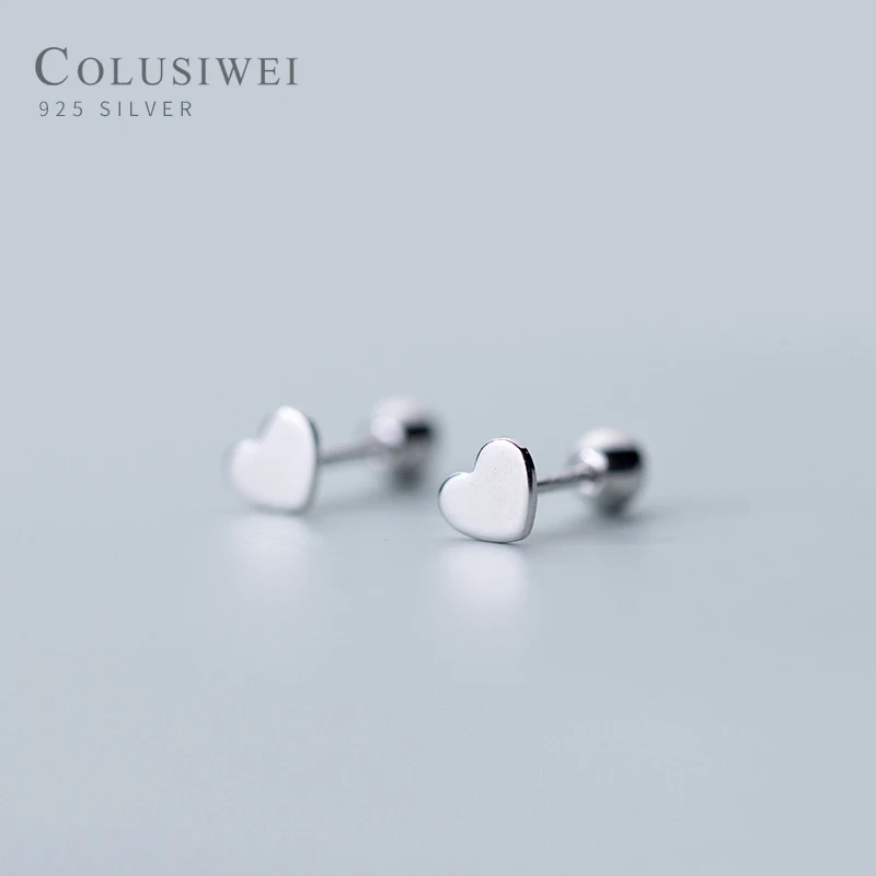 

Colusiwei 100% 925 пробы Серебряный в форме сердца свет бусины изысканные серьги со шпилькой, для Для женщин модные романтичные серьги ювелирных из...