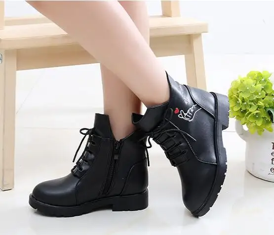 Shorha детская обувь для девочек короткие сапоги сезона осень зима 2019 новые модели