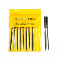 140mm 160mm 10pcs diamond needle file set files repair tool needle file set for metal glass stone jewelry wood carving craft