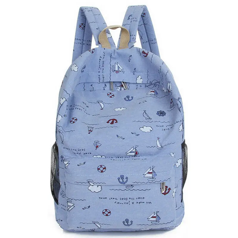 Универсальный легкий холщовый рюкзак для мальчиков и девочек повседневный 2019
