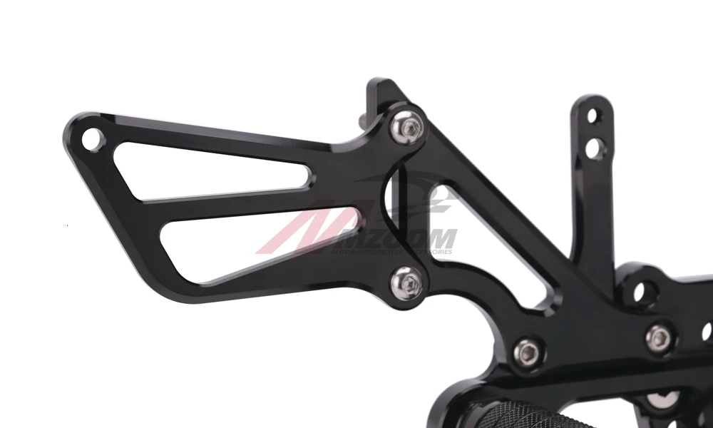 CNC алюминиевый мотоцикл Регулируемый Rearset задний Набор подножки педали Подножка для HONDA CBR 600 CBR600 RR CBR600RR 2007 2008