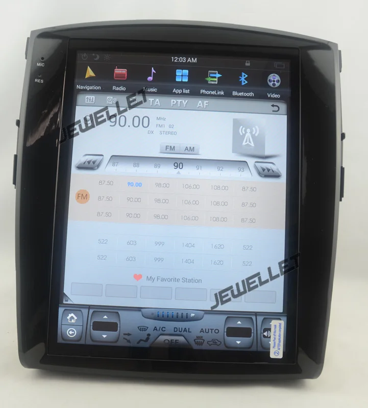 Автомобильный 6 ядерный GPS навигатор экран 12 1 дюйма под управлением android 9 0 в стиле