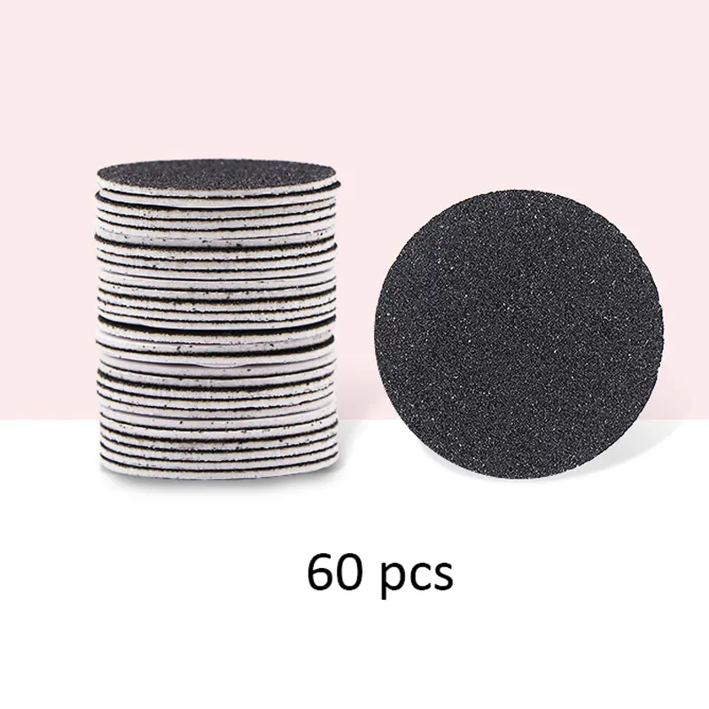 Беспроводная электрическая пилка для ног педикюр 60 шт. наждачная бумага