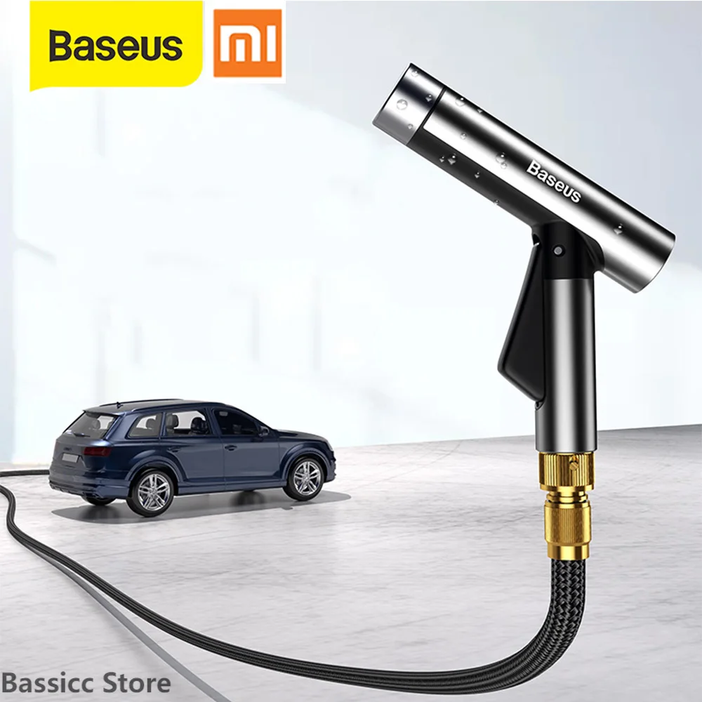 

Mijia Baseus Car Wash Gun Sprayer Nozzle Magic Flexible Hose Car Water Gun High Pressure Power Washer Garden Water Jet