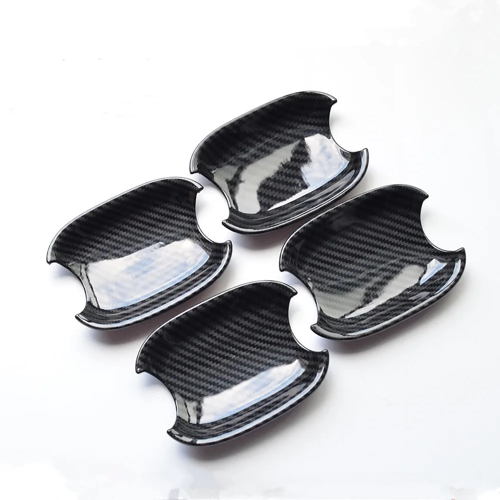 Крышка ручки двери автомобиля из углеродного волокна внешняя чаша для Audi Q5 2009 2010