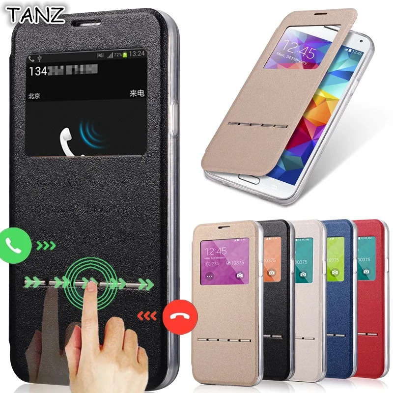 Кожаный чехол-книжка TANZ с окошком для экрана Huawei P8 P9 P10 Mate 10 mate 20 P20 P30 pro plus lite