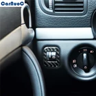 Для Porsche Cayenne Sport SUV 2003-2010 панель управления освещением автомобиля, Обложка, наклейка, стикер из углеродного волокна, аксессуары