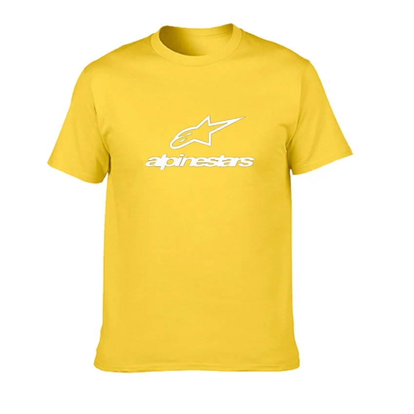 

Alpinestars Printing 2021 Men's Spring Summer Short-Sleeved T-Shirt Fashion Brand Plus Size Clothes Loose Couple Men's Clothing