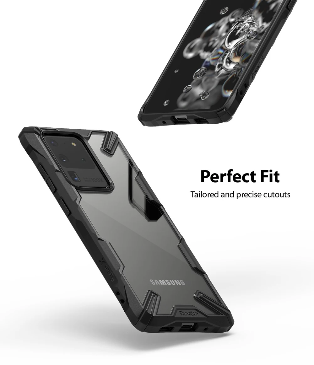 Телефонный чехол Ringke Fusion X для Samsung Galaxy S20 ультрадвухслойный сверхпрочный
