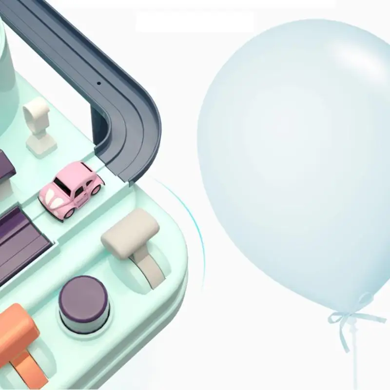 Обучающая игрушка для железнодорожного пути детский автомобиль приключения