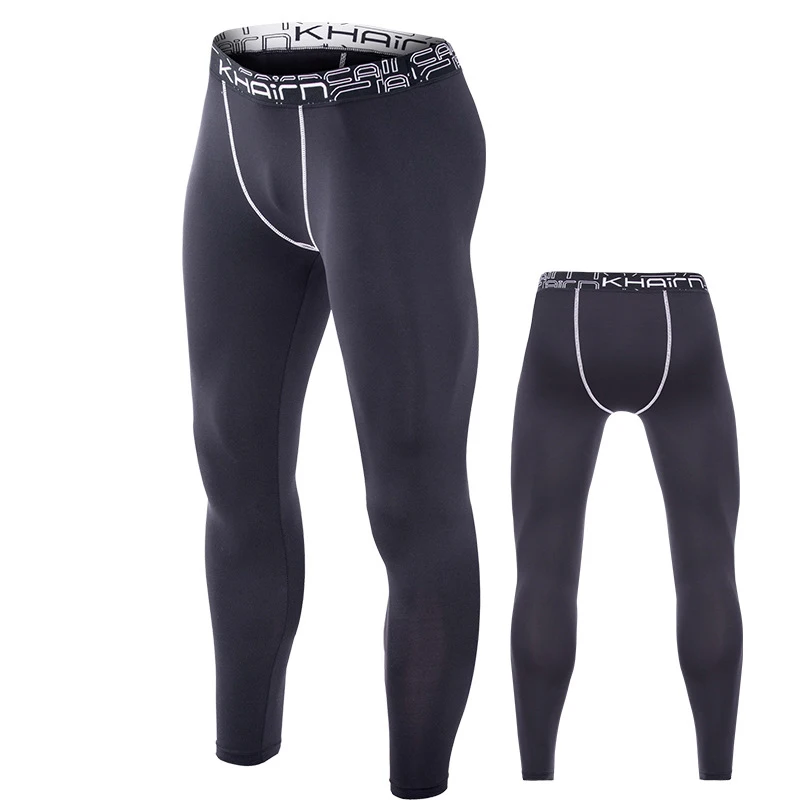 Мужские компрессионные колготки быстросохнущие обтягивающие спортивные