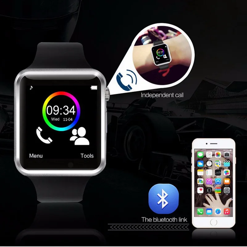 Новые умные часы Bluetooth наручные спортивные SIM TF телефон камера для Apple IPhone Android