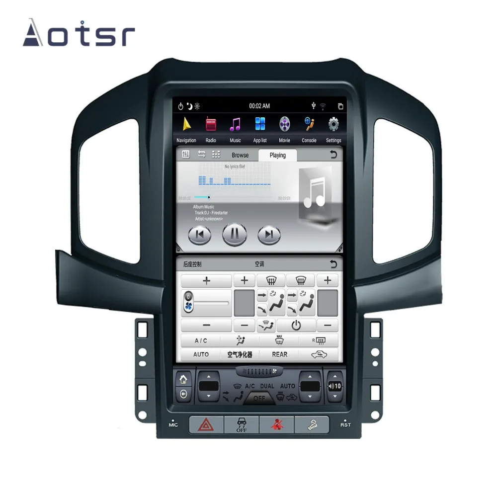 Android 8,1 4G+ 64GB Tesla стиль автомобиля gps-навигация, dvd-плеер для Chevrolet Captiva 2013- Авто Стерео мультимедийный плеер